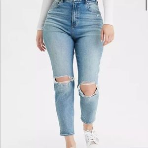 American eagle curvy stretch mom jeans